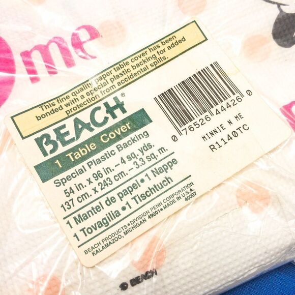 VTG Mickey/Minnie Mouse Party Napkins/Table Cover - Picture 8 of 8